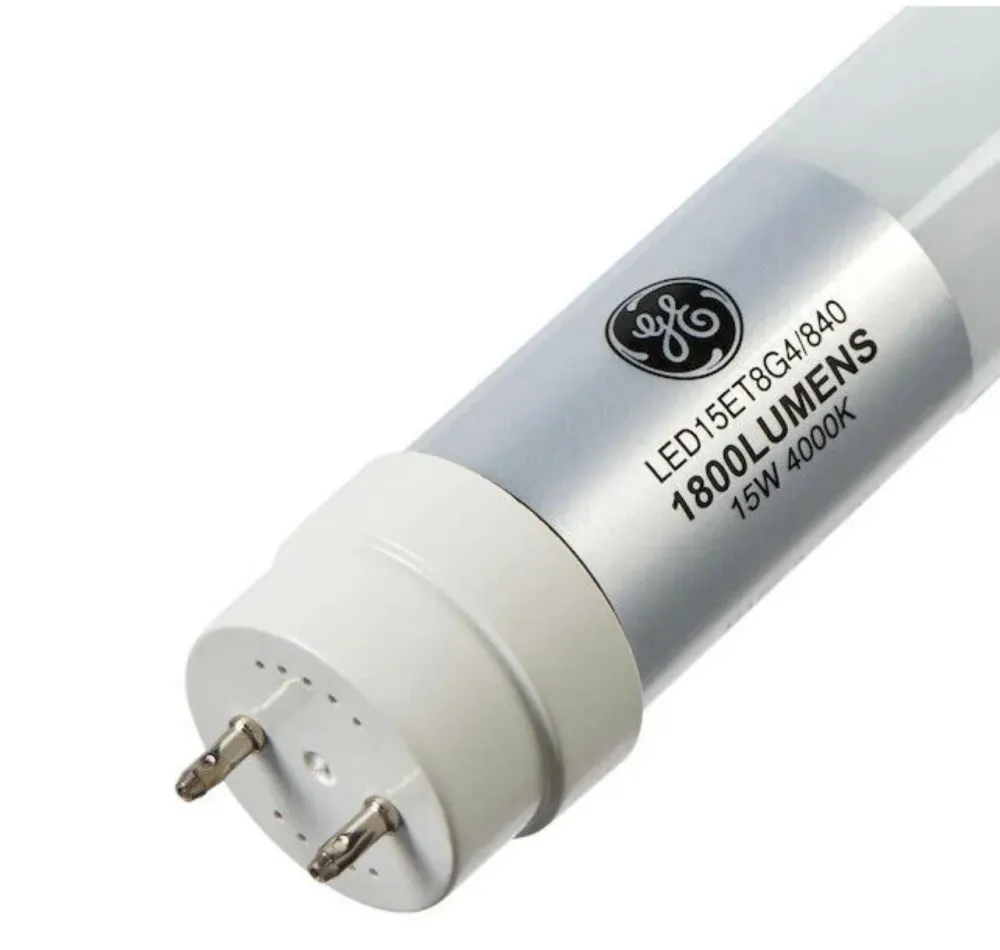 GE LED Linear 32-Watt EQ 48- Cool Parelmoer Medium Bi-pin (t8) Linear Type LED Tube Light Bulb (20-Pack)