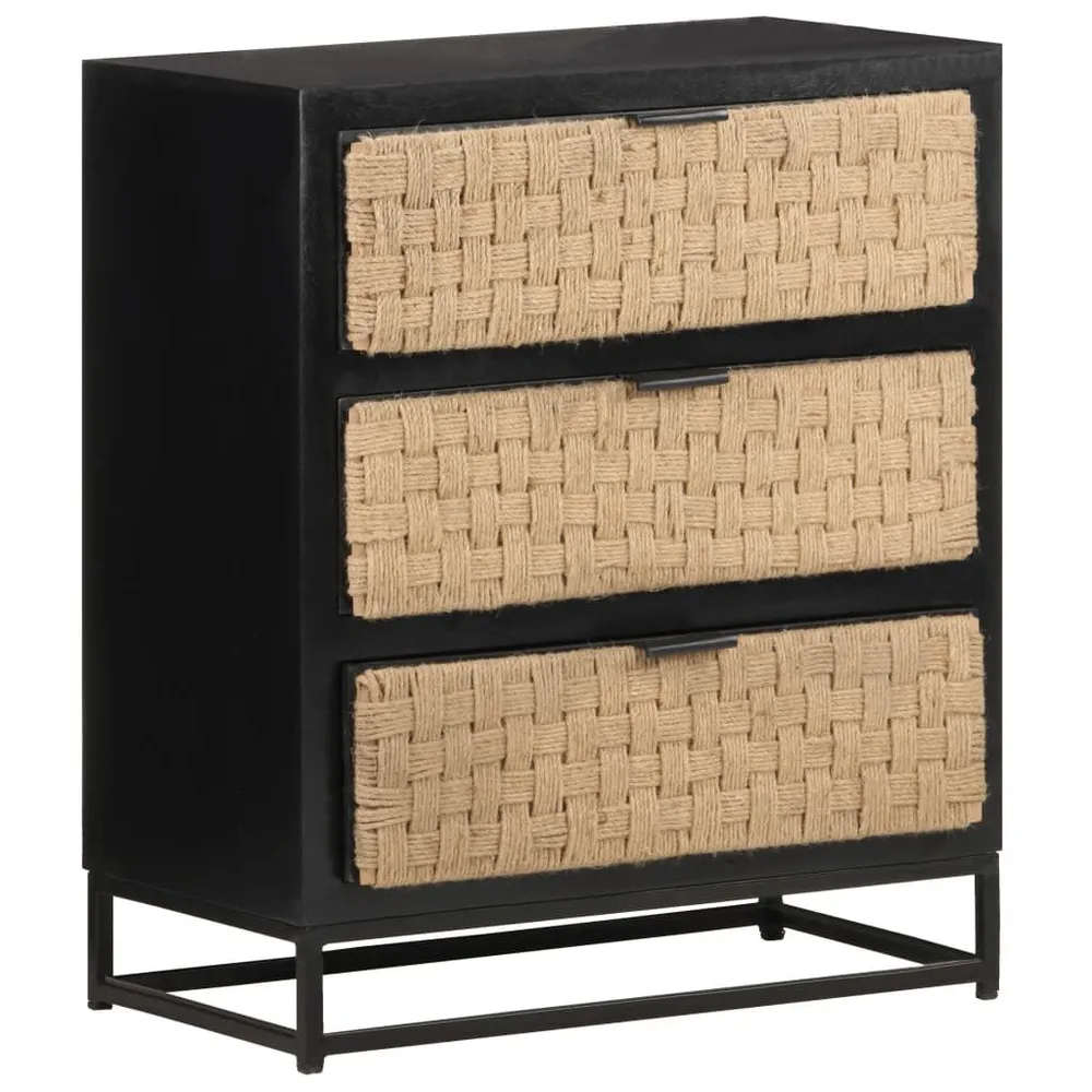 Inbouw Dressoir 60x35x70 cm massief mangohout