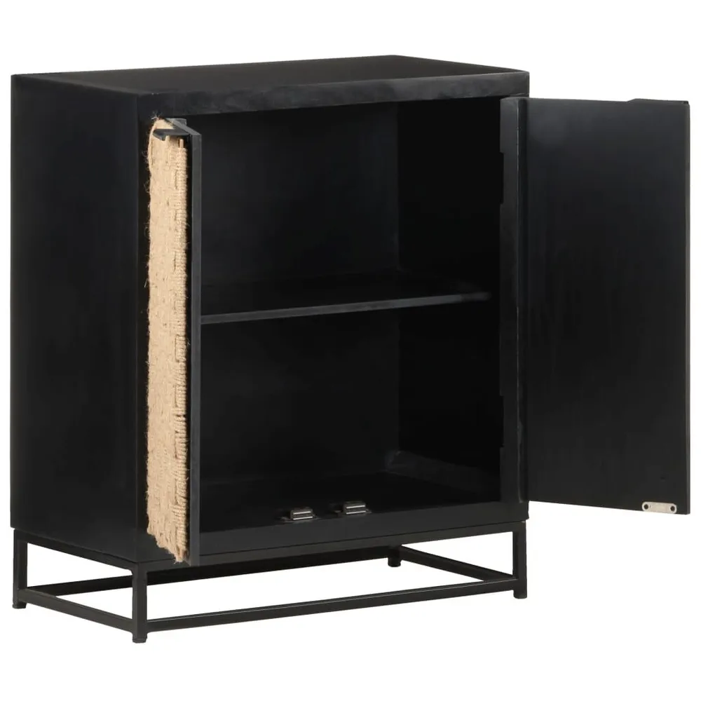 Kastdeur Dressoir 60x35x70 cm massief mangohout