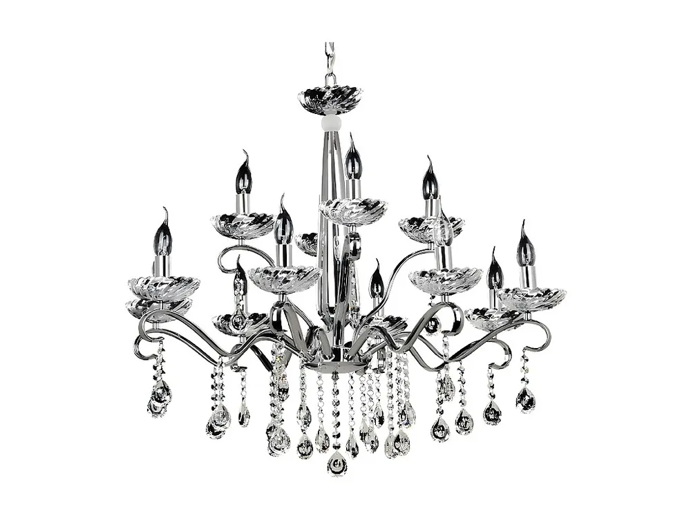 Gecertificeerd IP44 Alessa Hanglamp, Chroom, 83x83x140 cm, EPIKASA