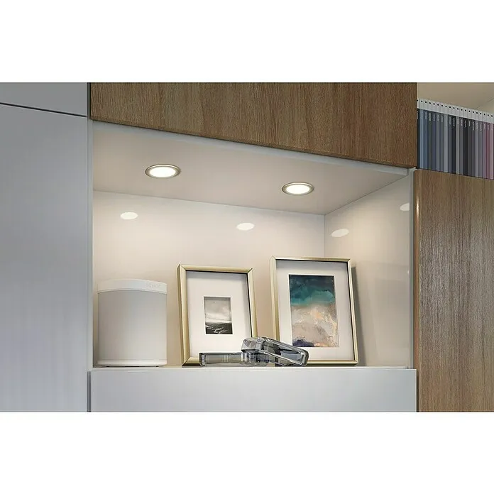 Gecertificeerd IP44 Paulmann Led-onderbouwverlichtingset - Zacht wit, 3 st., Goud