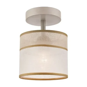 Plafondlamp Andrea, Wit, 25x16x16 cm, EPIKASA met CE-Keurmerk