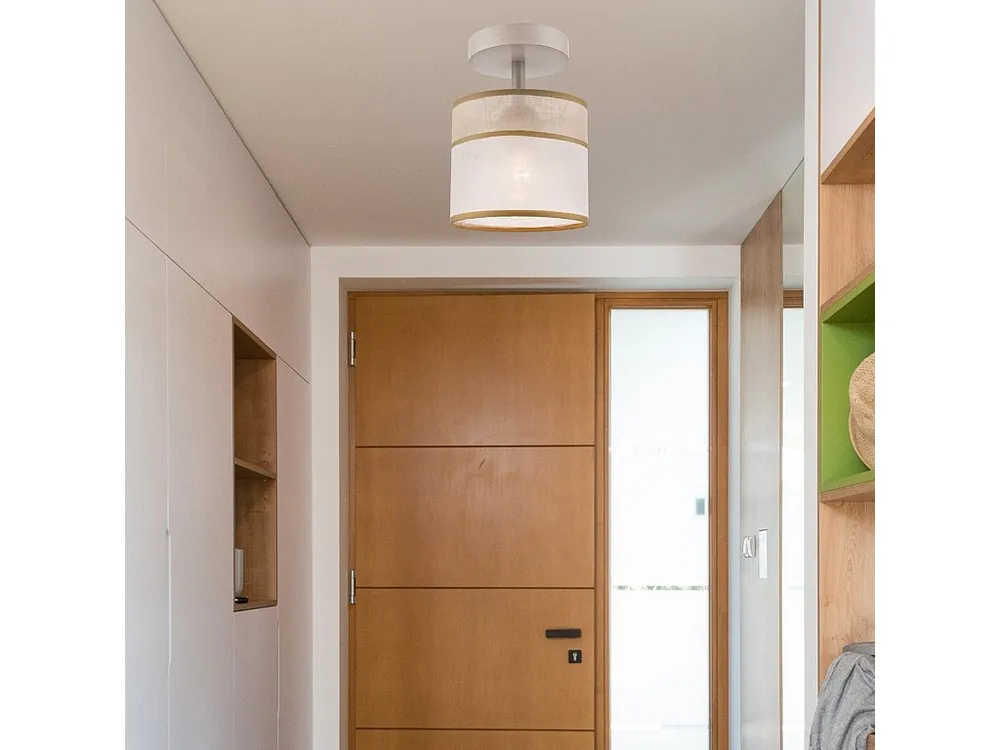 Plafondlamp Andrea, Wit, 25x16x16 cm, EPIKASA met CE-Keurmerk