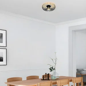 Plafondlamp ASPENDOS - D.36 x H. 12 cm - Zwart - Koop nu zonder meer en goedkoop producten van topkwaliteit tegen kortings...