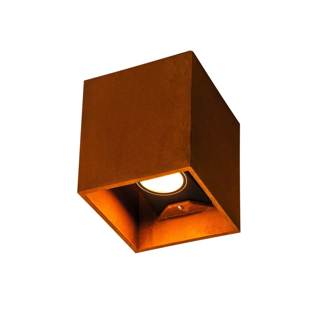 SLV Buitenlamp RUSTY® UP/DOWN IP65 Roest - Vierkant voor tuin en terras