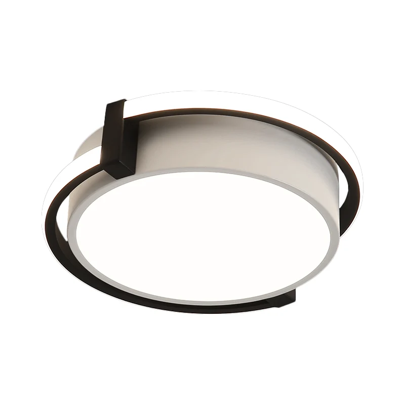 12"/16"/19.5" W Dorm Room LED Flushmount Eenvoudig Grey/White Flush Mount Ceiling Light Round Acrylic Shade inclusief batt...