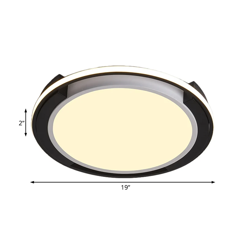 IP67 Gecertificeerde Zwarte ronde inbouwverlichting, eigentijdse led-metalen inbouwlamp met matte diffuser wit/warm helder...
