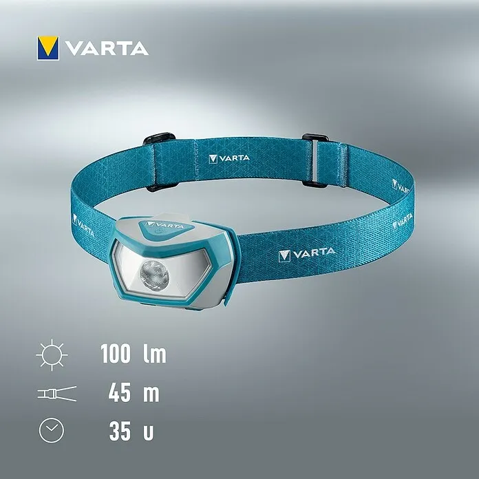 Oplaadbare LED Eltra Zaklamp - Blauw/Zilver, Led