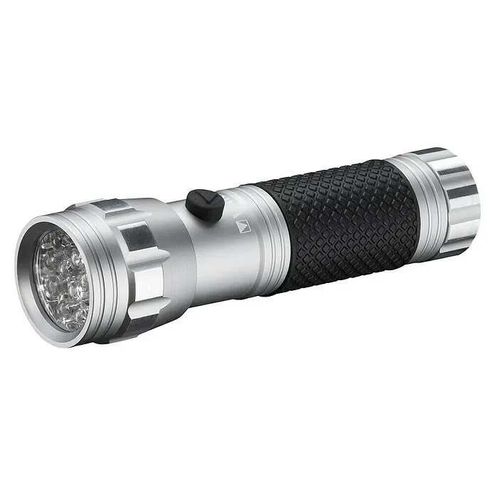 Professionele Waterdichte Eltra Zaklamp - Zilver/Zwart, Led, 20 lm
