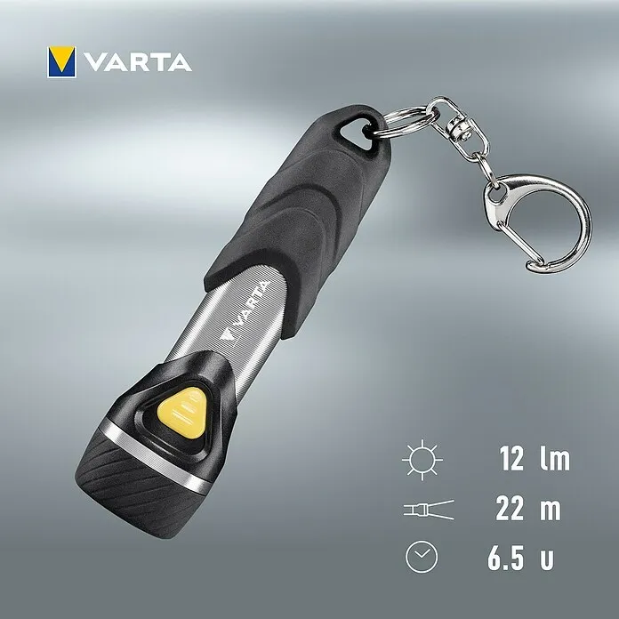 Professionele Waterdichte Eltra Zaklamp - Zwart/Grijs, Led, 500 lm, Kunststof