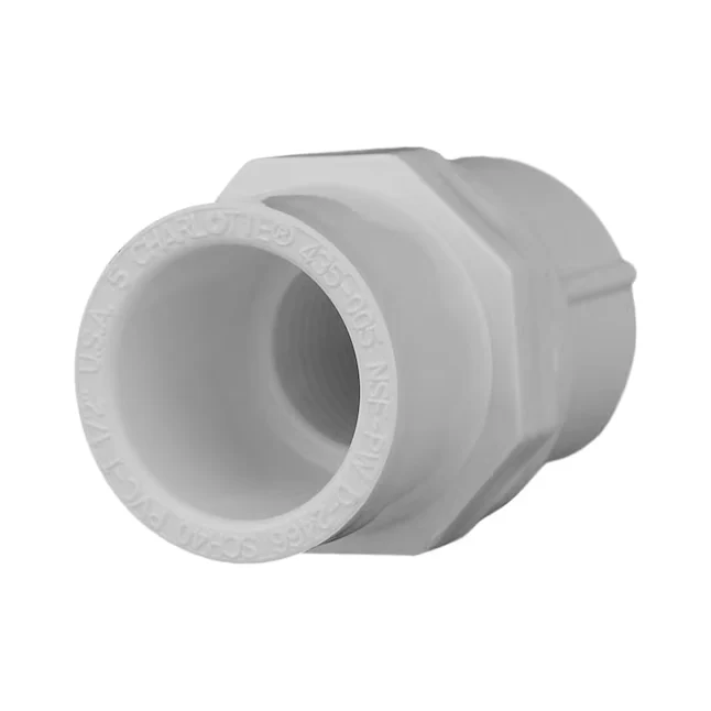 Charlotte Pipe 1/2- Schedule 40 VINYL Female Adapter