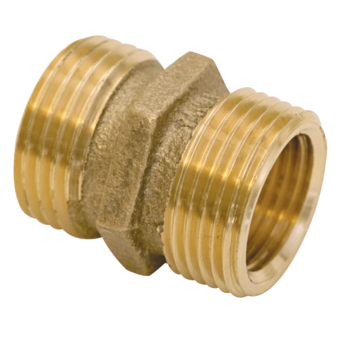 Zware Industrie Eastman 3/4 . MHT x 1/2 . MIP Geel koper Hose-To-Pipe Adapter