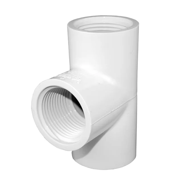 Charlotte Pipe 3/4- Schedule 40 PVC Female Tee - Wit (NSF Safety Listed)