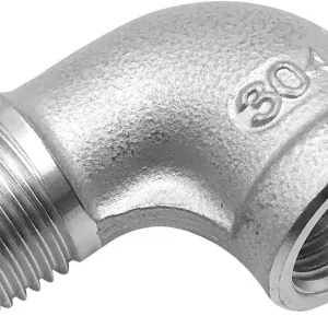 SABER SELECT 1/2 -inch NPT internal thread to 1/2" inch NPT outer thread stainless staalsoort casting pipe - Vloeiend Verloop