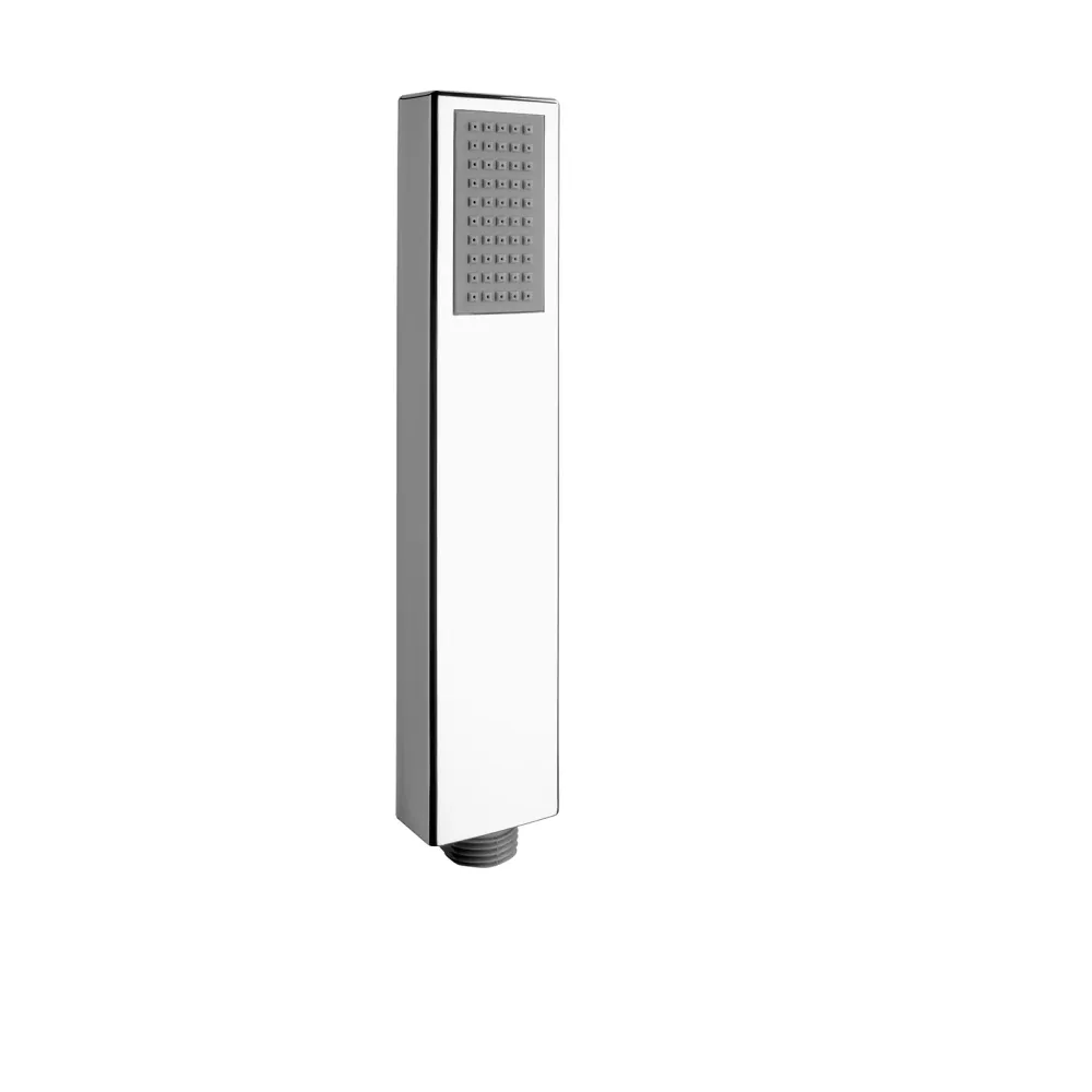Square ABS hand shower anti-limescale jets shiny verchroomd ARES