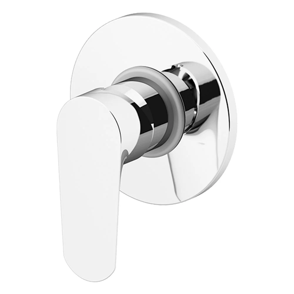 Built- brass shower mixer verchroomd finish. Gattoni H20MIX3000