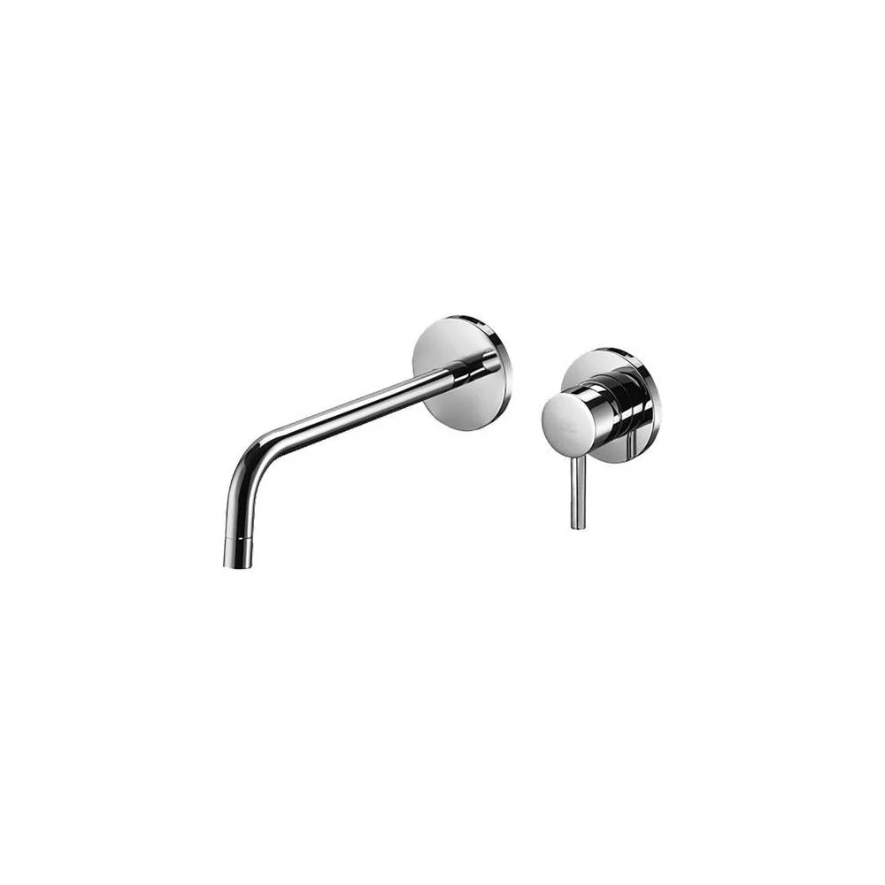 Built- mixer tap 2-hole washbasin Light series model LIG106CR70 Chroom Paffoni