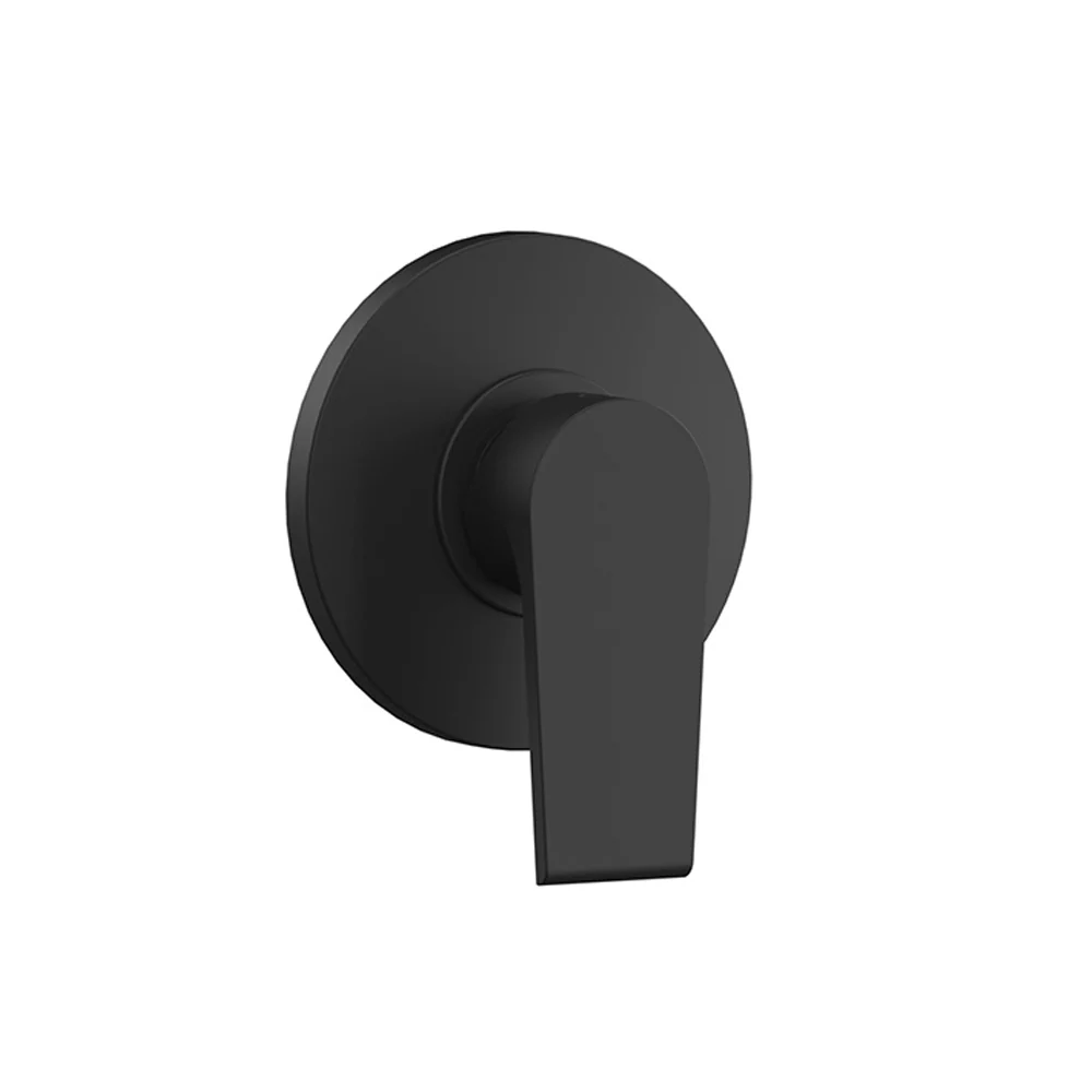 Built- shower mixer Rubinetterie Mariani Artic line matte ebbenhout