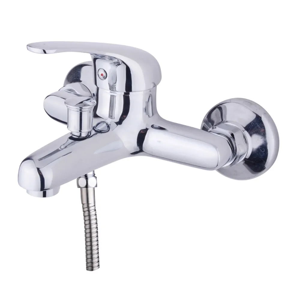 Celia bathtub mixer chrome-plated messing