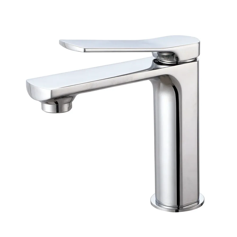 Composition mixers washbasin, bidet and two-way square shower chrome-plated messing Lumix