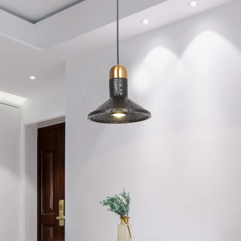 Globe/Cone Marble LED hanglampset Designer zwart/wit/groen hanglamparmatuur voor woonkamer