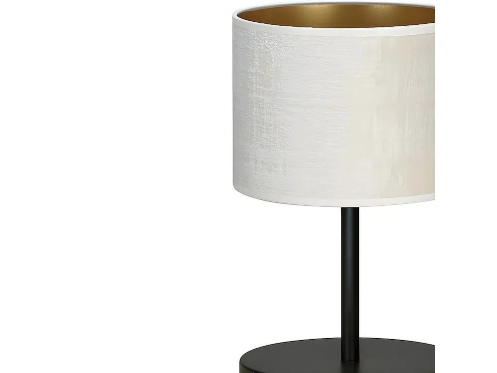 Lamp à Poser Hilde, Blanc, 20x34x18 cm, EPIKASA