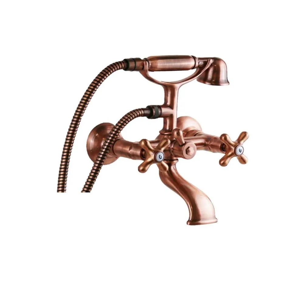 Luxury bathtub/shower group diverter Paffoni Iris series - Ramato