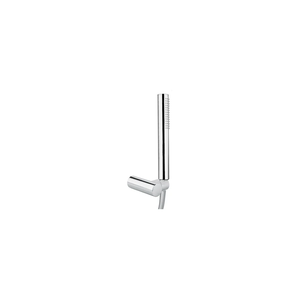 Round ABS chrome shower head kit zwenkbaar support, diameter 25 mm