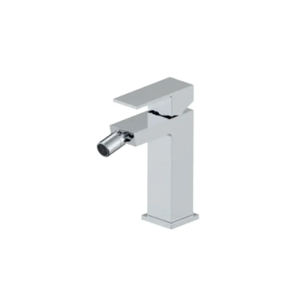Single-lever bidet mixer drain RubiFlux Rose series - Verchroomd