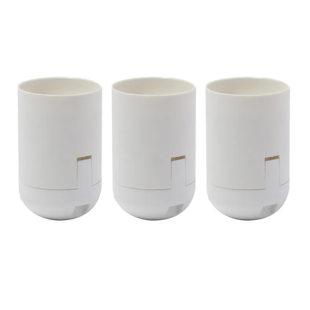 Smooth lamp holder - Parelmoer (3 pcs)