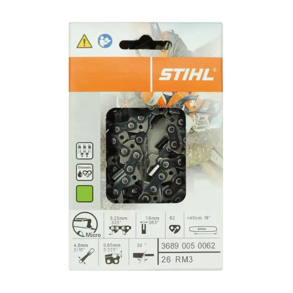 Stihl 3689 005 0062 Chainsaw Chain 16 . 26RM3