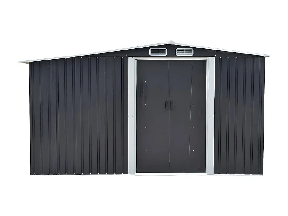 Tuinhuis grijs gegalvaniseerd staal LERY - 10,5m≤ - Koop nu
