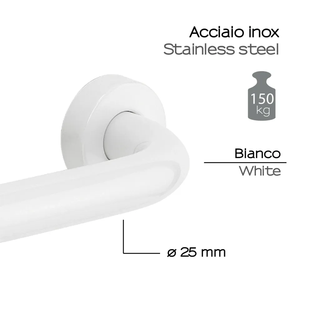 Handle 20 cm Up Gedy Stainless Steel - Ivoor
