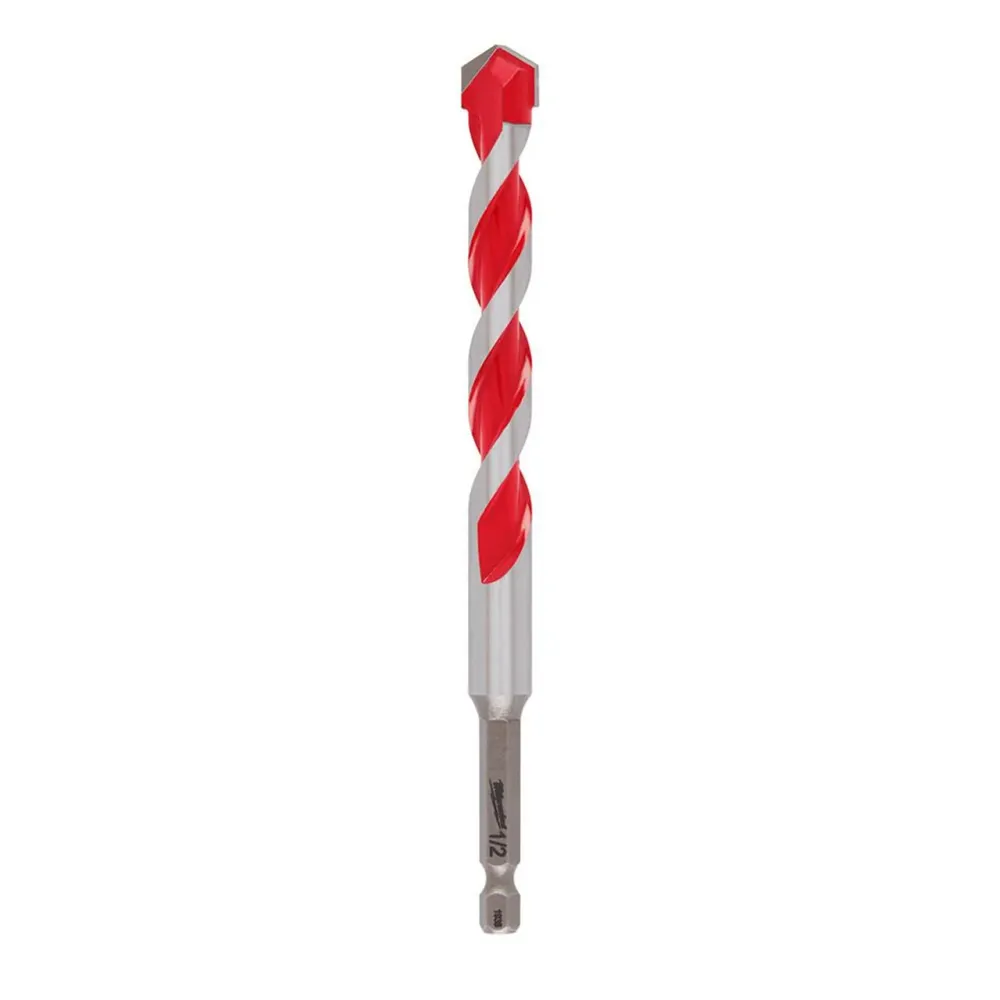 Milwaukee 1/2 x 4 x 6 Carbide Hammer Drill Bit 48-20-9130 | Vandalismebestendig | Weerbestendig