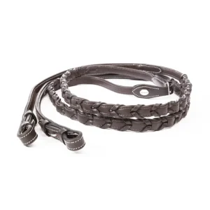 Pocket Soft Hunter Reins Plaited, 19 mm Bruin F