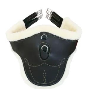 Sheepskin Stud Girth Koolzwart 55"
