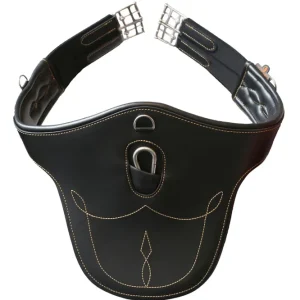 Stud Girth Zwart 55"