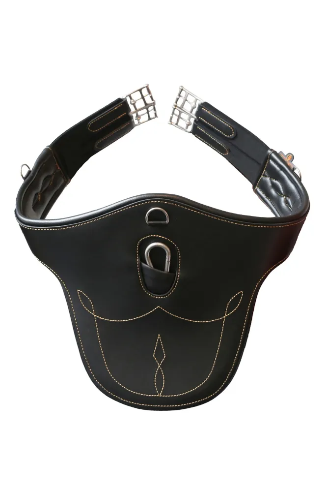 Stud Girth Zwart 55"