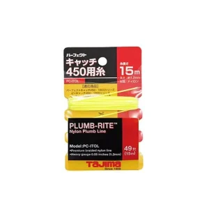 TAJIMA PLUMB-RITE® Braided Plumb Line antislip rubber