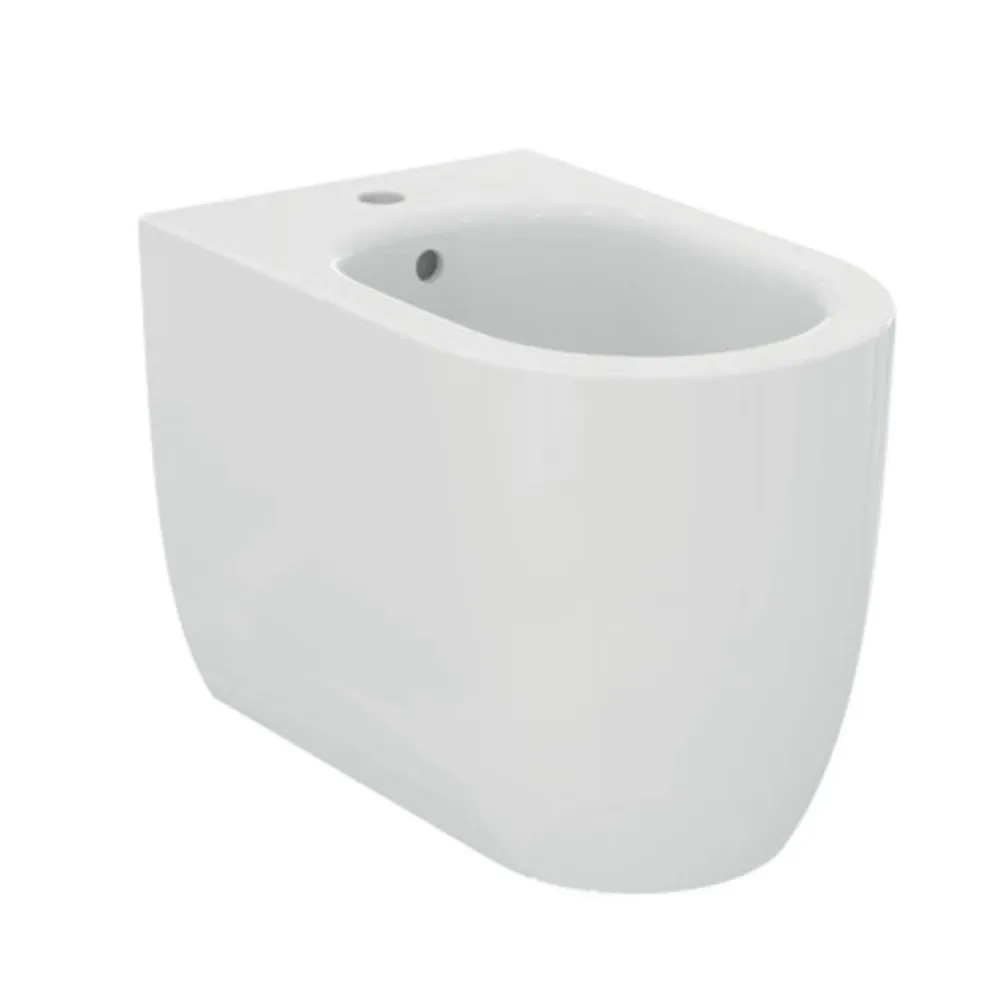 Wandbevestigd bidet Ideal Standard model Blend Curve 56x35.5 cm