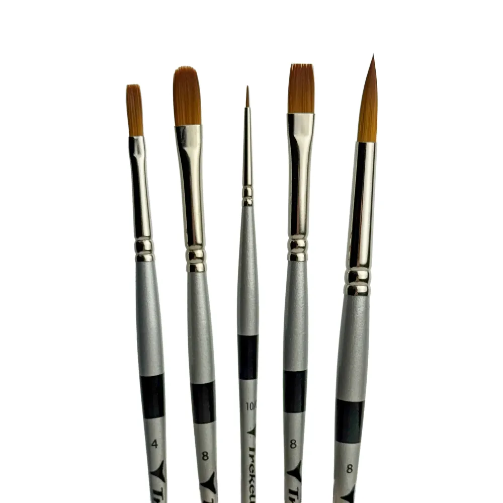Trekell MIDZ Oil 5 Piece Brush Set