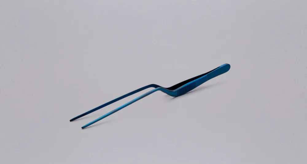 Plating Tweezers NEON ZEEBLAUW - 200mm (7.9")