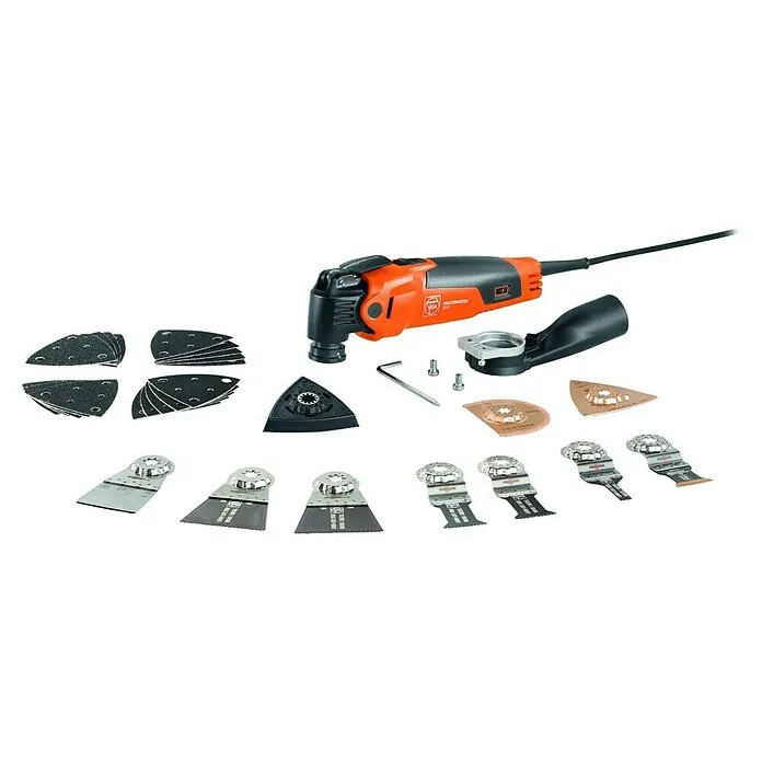 Fein MultiMaster Multitool - 350 W, Oscillatiehoek: ± 1,7°, STARLOCK-Plus-systeem met 3-Jaar Garantie