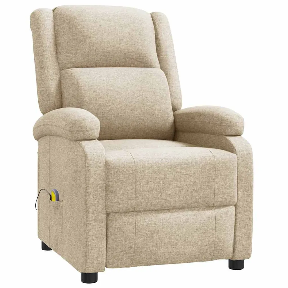 Industrieel Massagestoel stof crèmekleurig