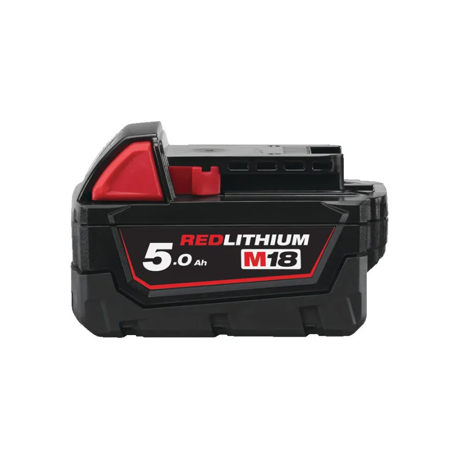 Industrieel Zwaar Belastbaar Milwaukee accu - M18 B5 - 18V - 5.0 Ah - Li-Ion
