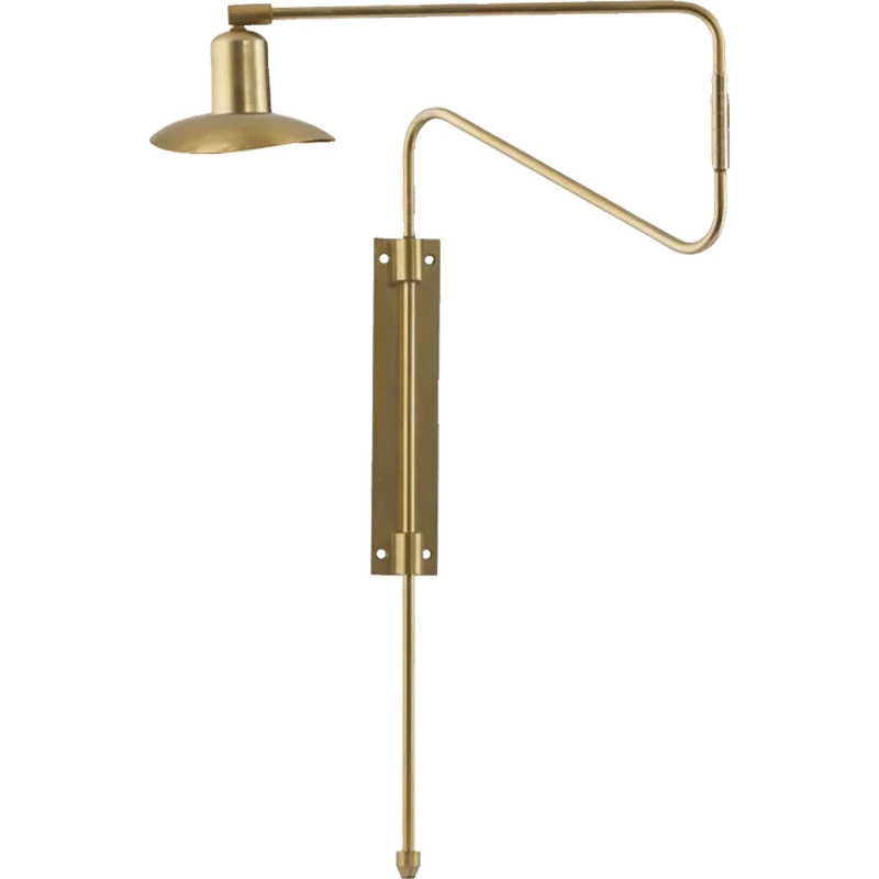 House Doctor Swing Wandlamp, Messing | Incl. Montageset