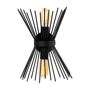 Metalen wandlamp KIRPI - H. 33 cm - Noir - Koop nu basisch en goedkoop producten van topkwaliteit tegen kortingsprijzen uw...