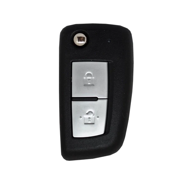 Folding Remote Control Shell Nissan 2 Button - Nsn14 Profile