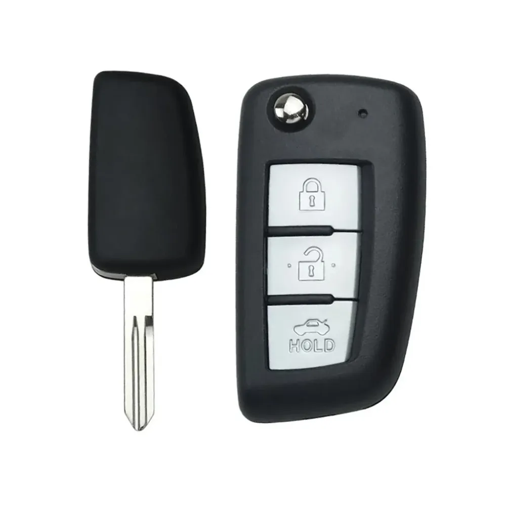 Professioneel Gereedschap Folding Remote Control Shell Nissan 3+1 Buttons - Profile: NSN14
