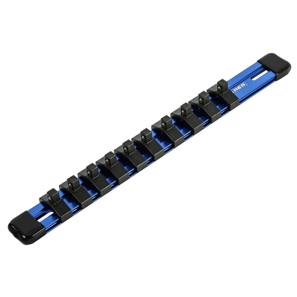 ARES 60076 - 1/4-Inch Drive Zeeblauw 9.84-Inch Socket Organizer